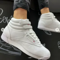 Tenis REEBOK CLASSIC FREESTYLE HI ( zapatillas corte alto ) Blancos 100% ORIGINALES (TALLAS: 37 -> 40) A ESTRENAR.