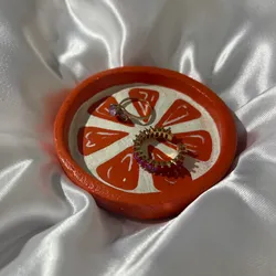 cenicero naranja