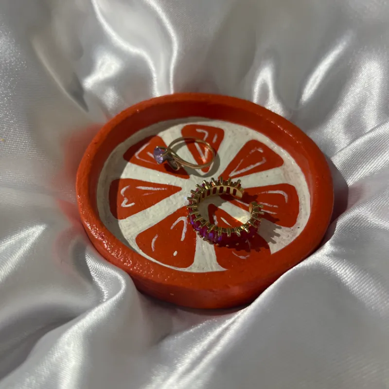 cenicero naranja