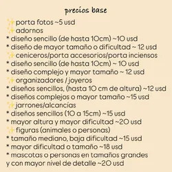 precios base