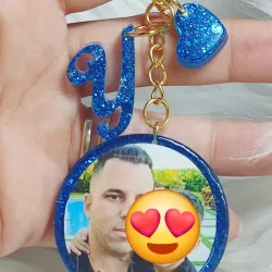 Llavero redondo con foto