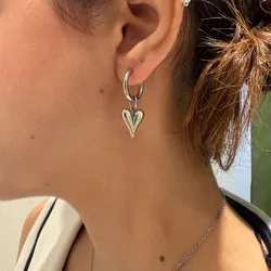Aretes corazón 