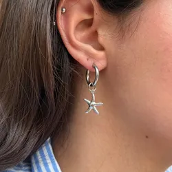 Aretes Silver Star