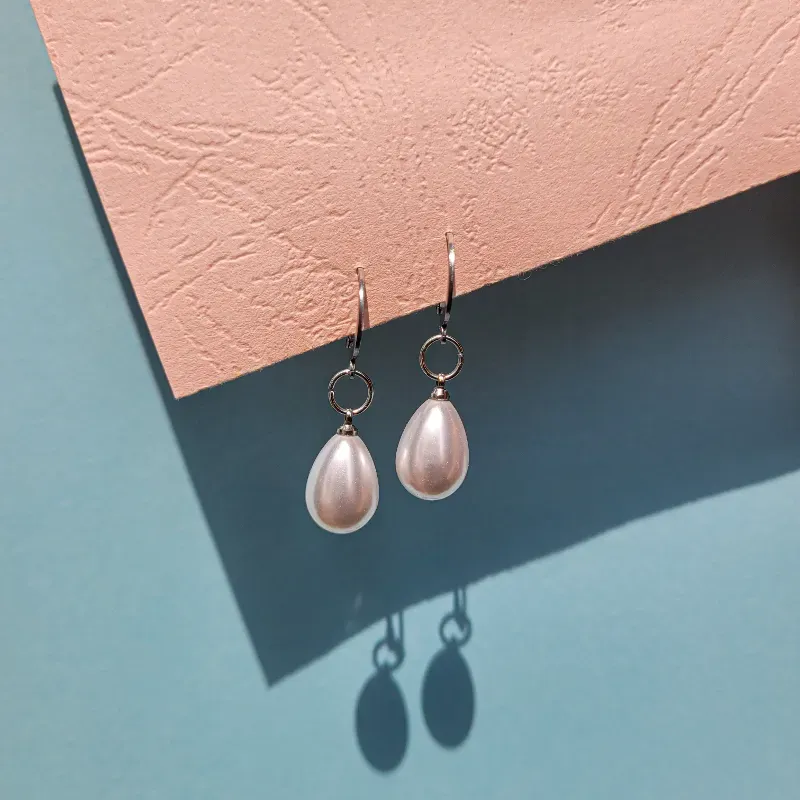 Aretes de perlas