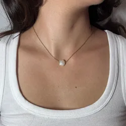 Cadena concha perlada