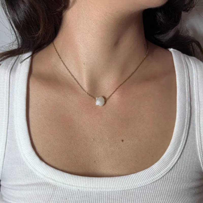 Cadena concha perlada