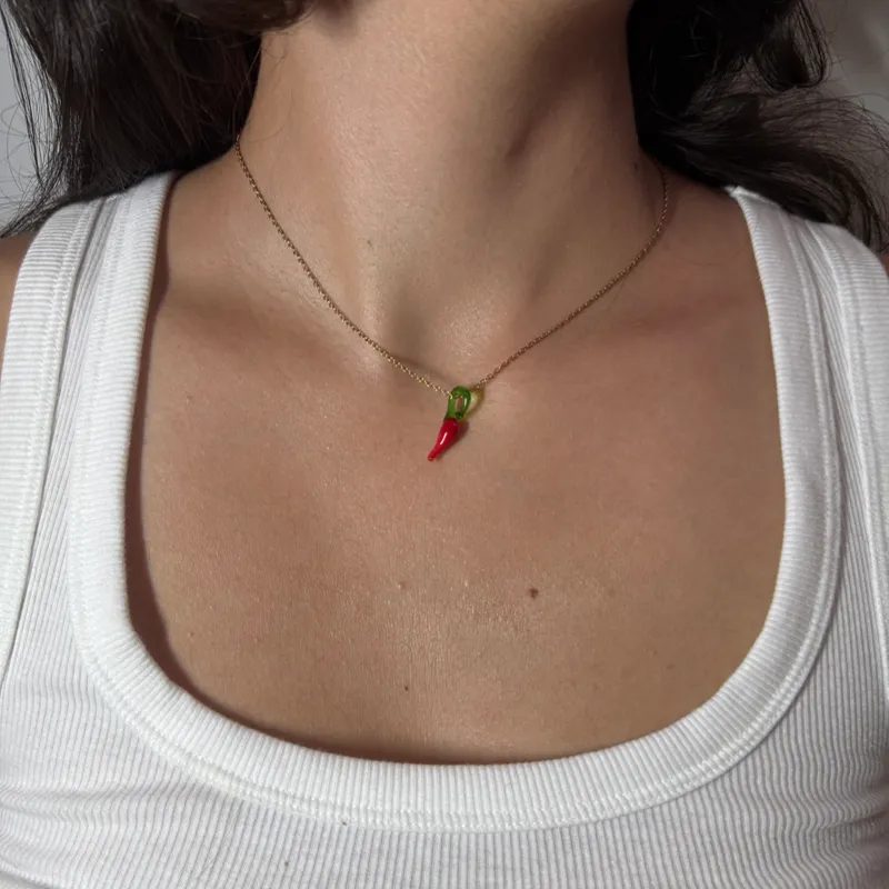 Cadena spicy dorada🌶️