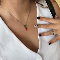 Cadena spicy plateada🌶️