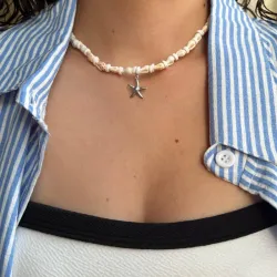 Collar de caracoles y estrella