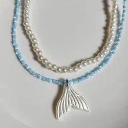 Conjunto de collares Mermaidcore