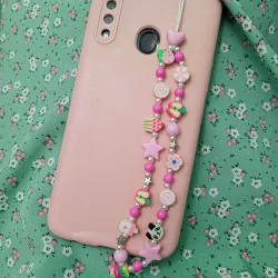 Phone strap rosa