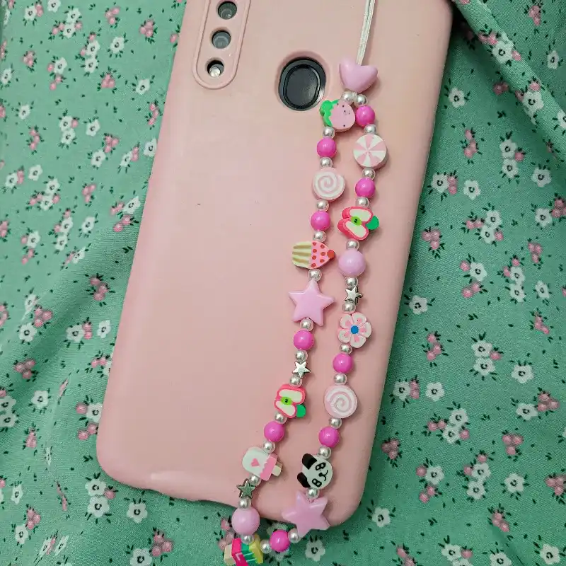 Phone strap rosa