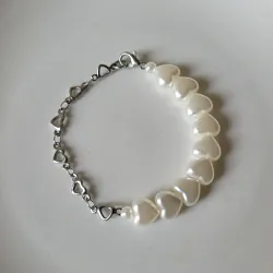 Pulsera de corazones🤍