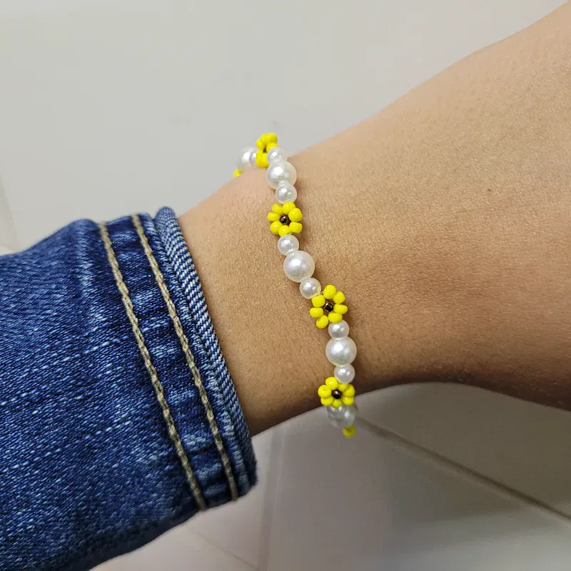 Pulsera de girasoles 