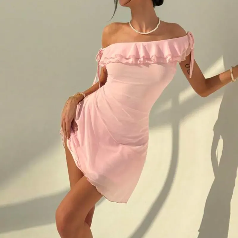 Vestido rosado