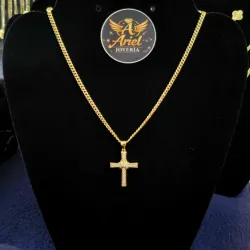 Cadena corte brillo con dije 