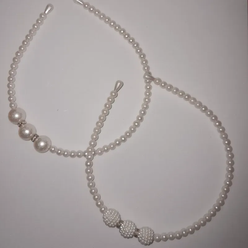 Cintillos de perlas
