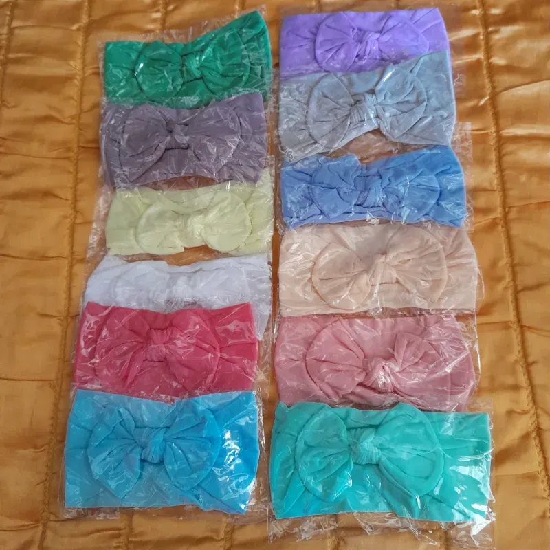 Cintillos de tela para bebé 