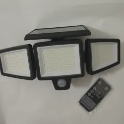 Luz solar con sensores de movimiento 