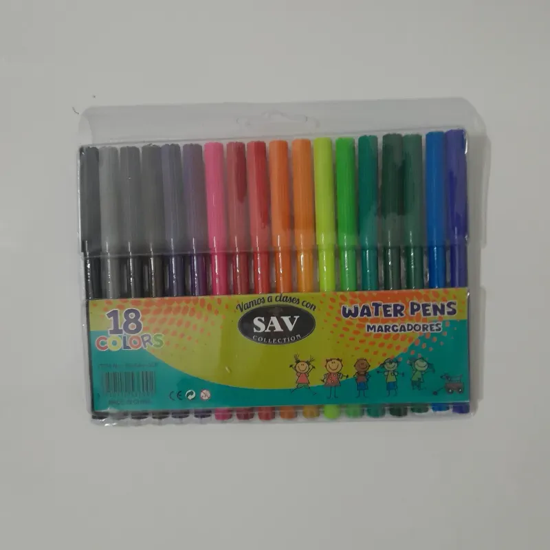 Plumones x 18