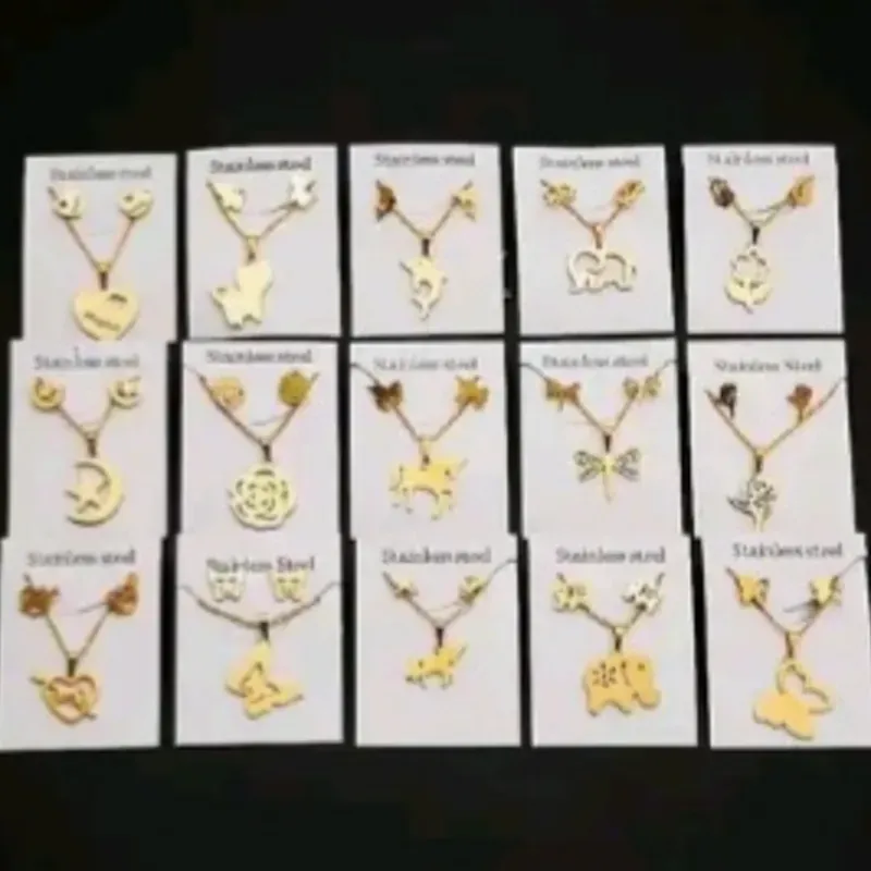 Set cadena con aretes