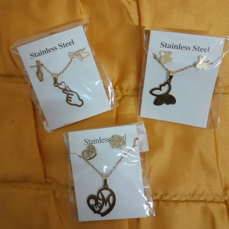 Set cadena con aretes
