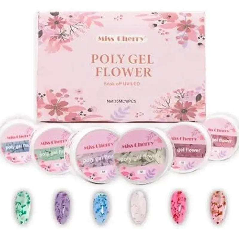Builder gel con naturaleza muerta