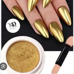 Efecto espejo dorado