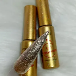 Liner metalico dorado