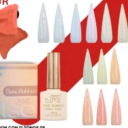 Rubber JR cream color