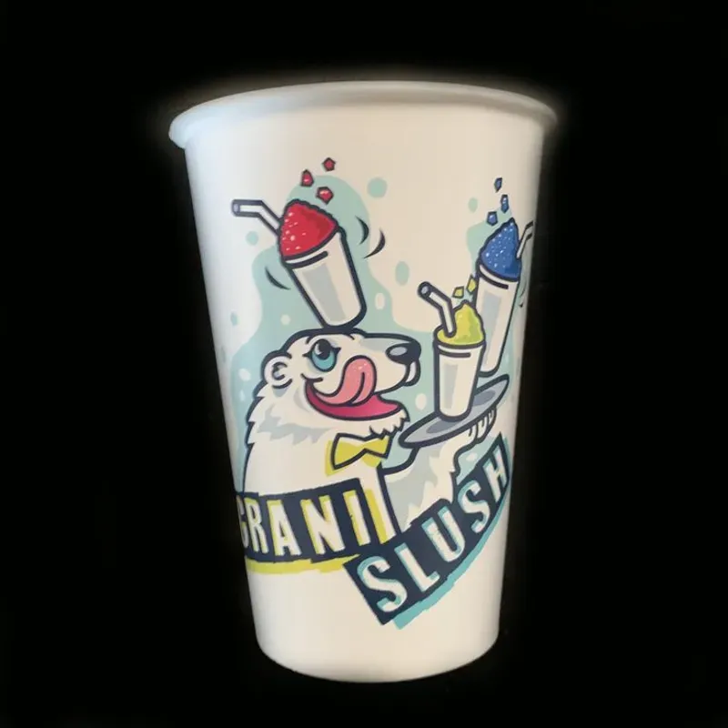 Vaso de acero blanco