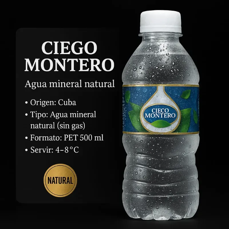 Agua Natural Ciego Montero (500ml)