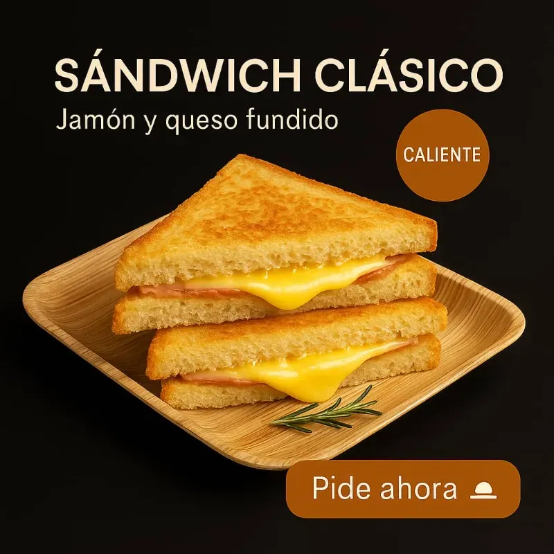 Sándwich De Jamón Y Queso 
