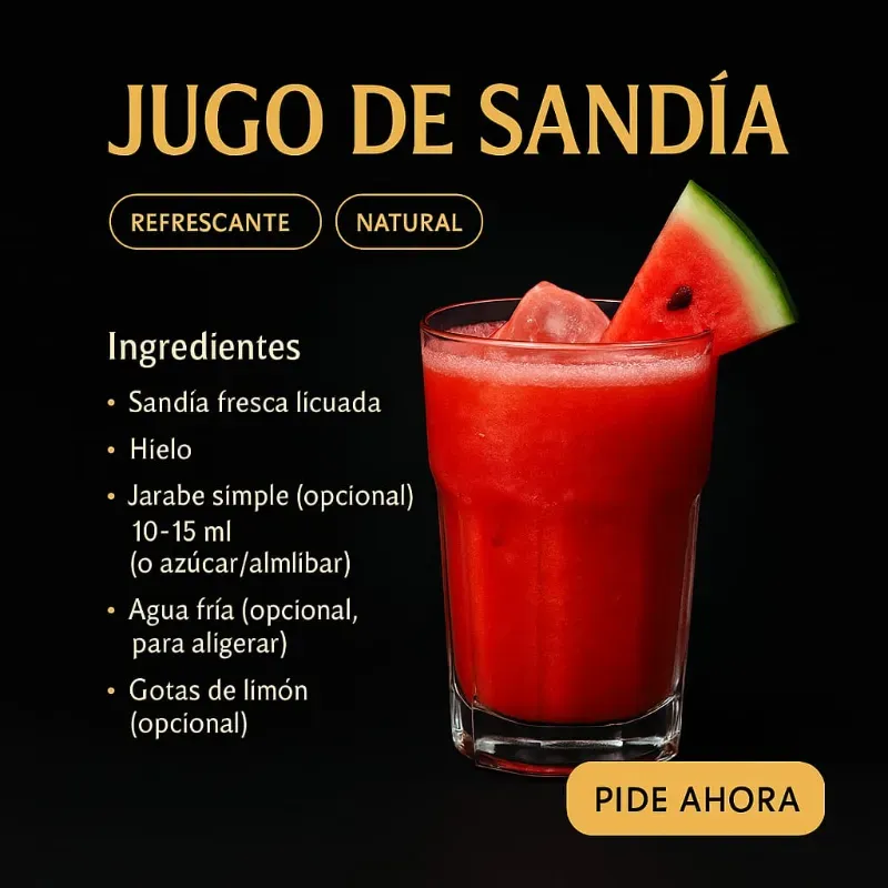 Jugo de Sandía 