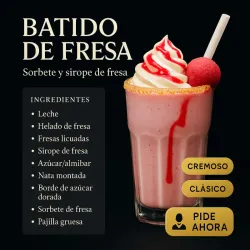 Batido de Fresa 