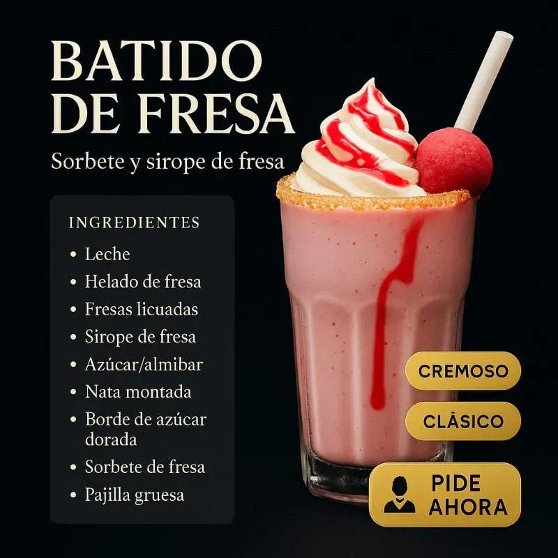 Batido de Fresa 