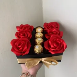 Caja con Rosas