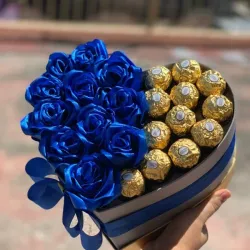 Caja Corazón con Rosas