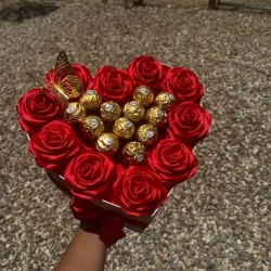 Caja Rosas y Bombones
