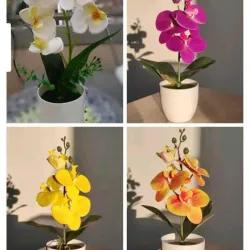 Maceta con Flores Artificiales