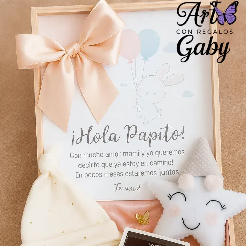 🎉 Cajita Sorpresa: ¡Vas a Ser Papá! 🎁