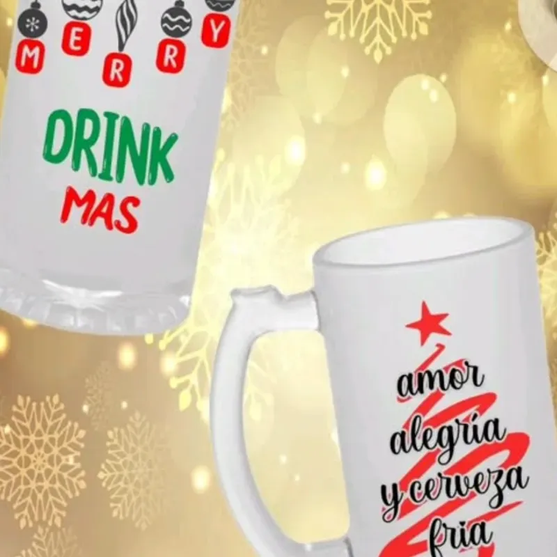 ​❄️ Jarra "Paisaje Nevado Navideño" 🌨️