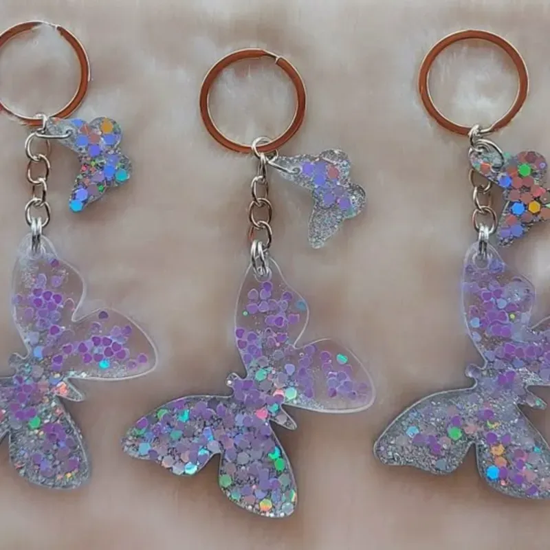 Llaveros  formas de mariposas 