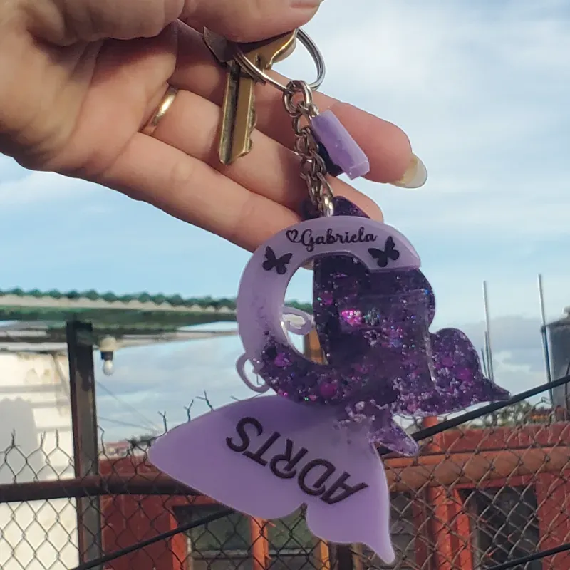 Llaveros formas de mariposas