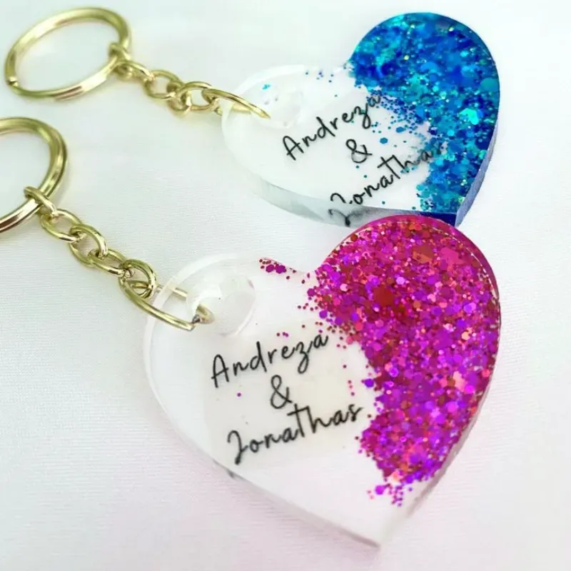 Llaveros forma de corazón 