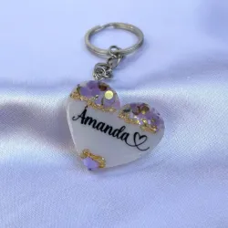 Llaveros forma de corazón 