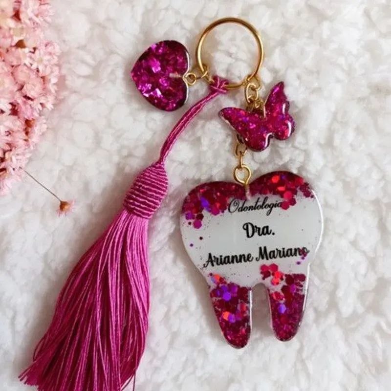 Llaveros con forma de muela para Odontólogas