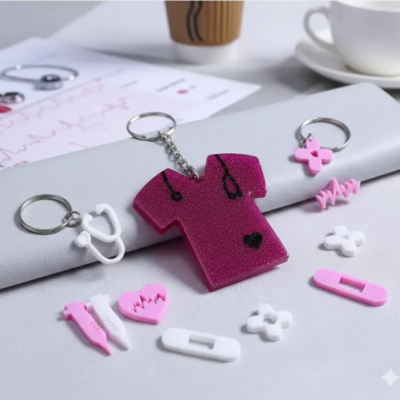 Llaveros temáticos de profesión 