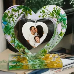 Portaretratos de corazón grande 