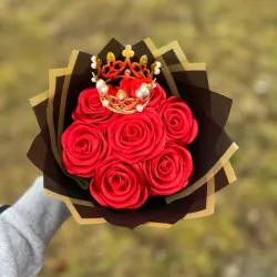 Ramos de 7 rosas eternas